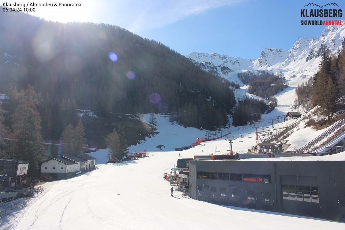 Webcam Almboden 1.550 m im Ahrntal in Südtirol